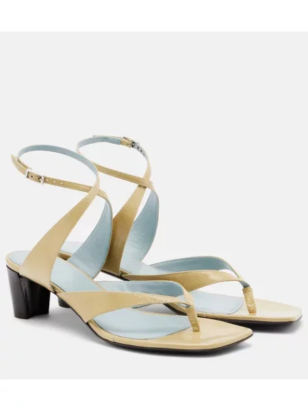 Sandale Lemaire din piele alb