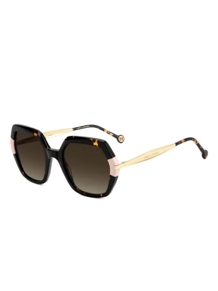 Ochelari de soare Carolina Herrera cu imprimeu geometric negru