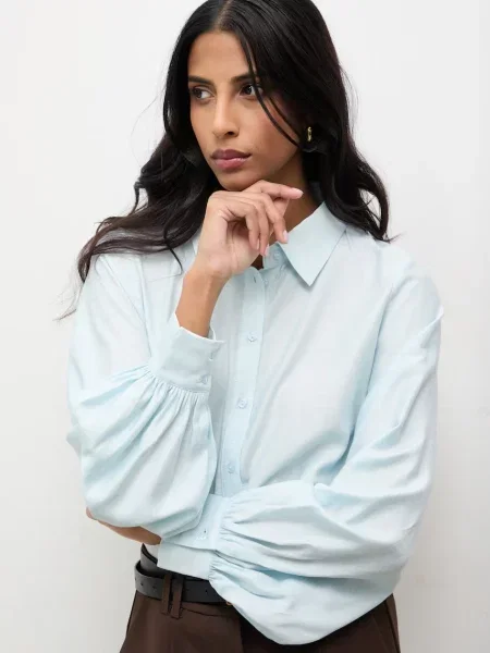 Answear.LAB camasa din lana albastru