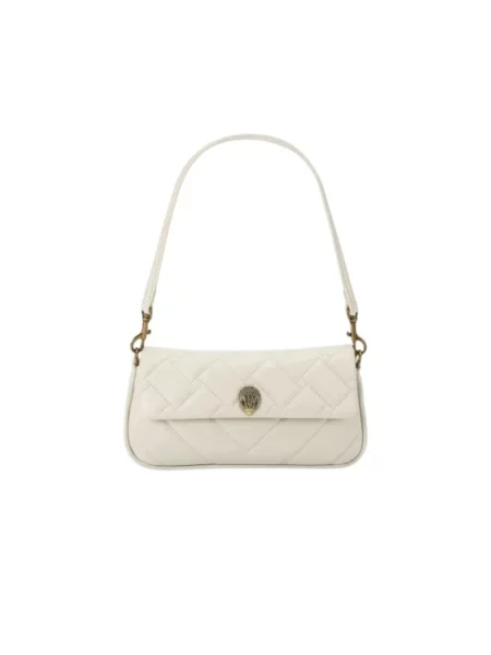 Torebka skórzana Kurt Geiger skórzana biała