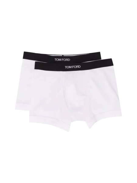 Majtki Tom Ford z logo białe