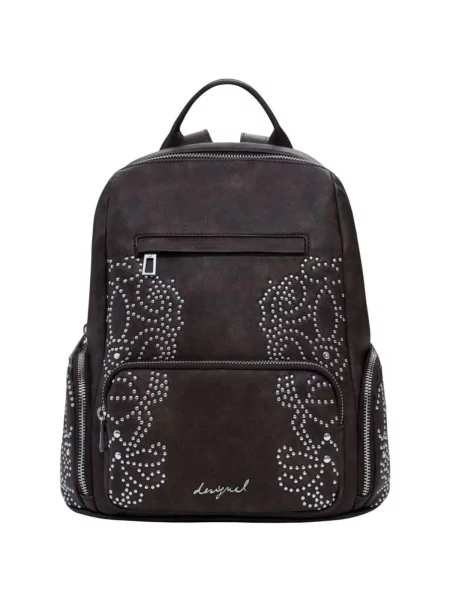 Desigual Ruksak Poker Face Chest smeđa