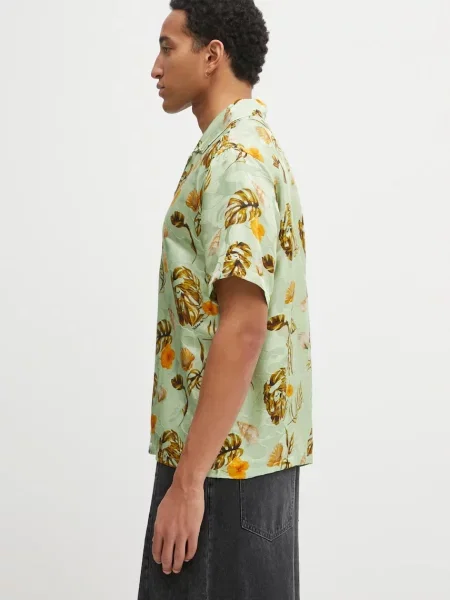 A Bathing Ape cămașă de mătase Vacation Pattern Open Collar