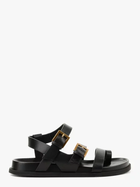 Шкіряні Сандалії LeBERDES чорний