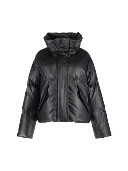 Kurtka skórzana Mm6 Maison Margiela czarna
