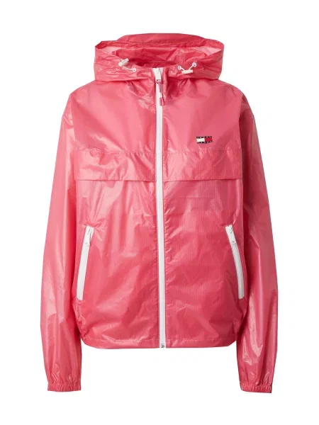 Tommy Jeans Vetrovka Tjw Glossy Tech Chicago Ext ružová