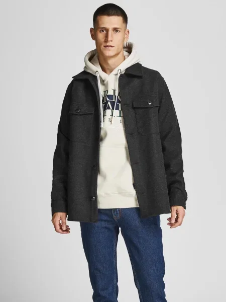 JACK & JONES Átmeneti dzseki OLLIE grafit