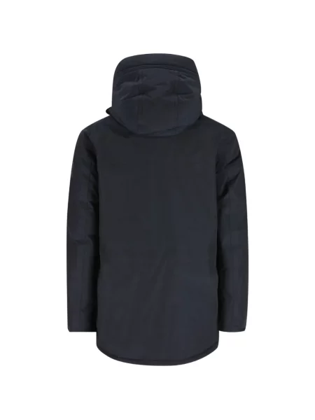 Geacă parka Woolrich cu glugă albastru