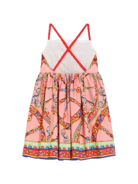 Sukienka dziecięca Dolce And Gabbana różowa