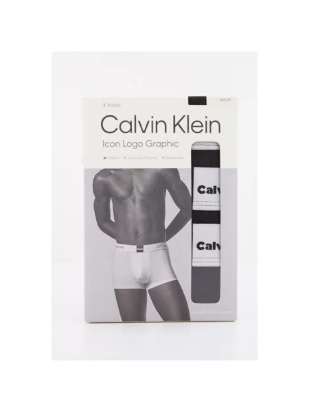Chiloți multipac Calvin Klein negru