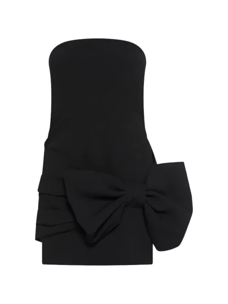 Rochie mini Marella cu funde de costum negru