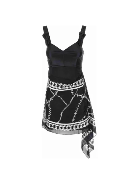 Sukienka jeansowa Versace Jeans Couture czarna
