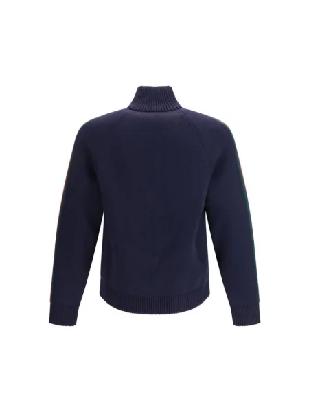 Sweter Gucci wełniany elegancki niebieski
