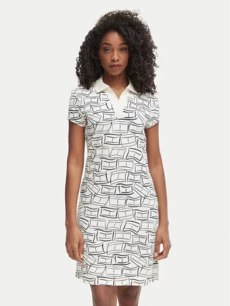 Tommy Hilfiger Rochie de zi Pique deschis bej