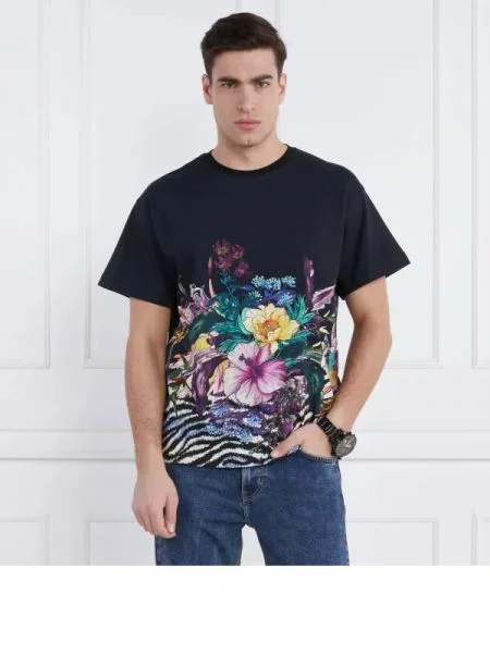 Just Cavalli Póló | Relaxed fit kék