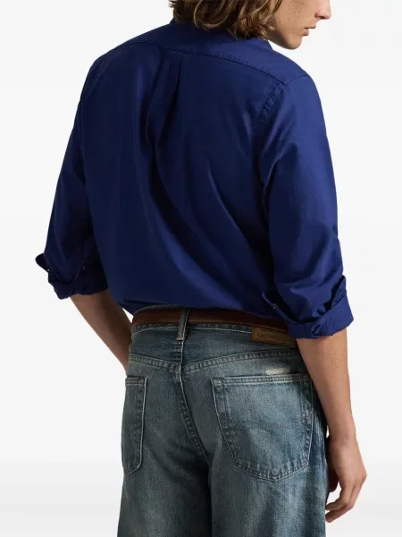 Μικρός κασκέτο Polo Ralph Lauren με χαμηλή μέση υφαίνω διαγωνίως πράσινο