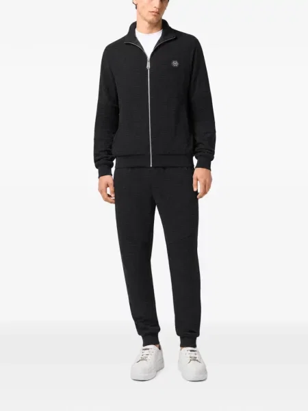 Панталони jogger Philipp Plein черно