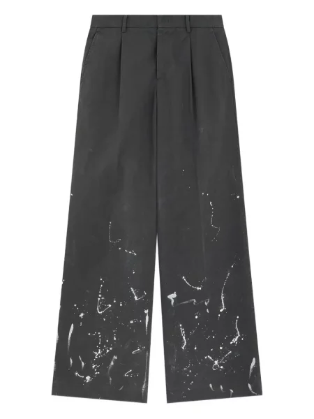 Pantaloni We11done plisate gri
