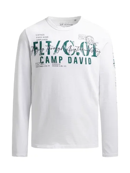 CAMP DAVID Majica zelena bela