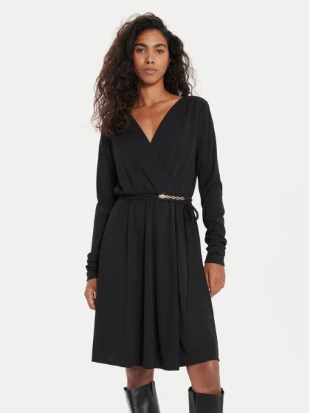 TWINSET Rochie cocktail negru