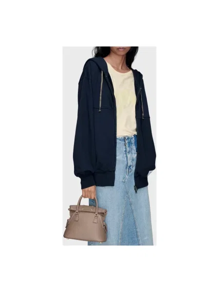 Torebka Mm6 Maison Margiela skórzana brązowa