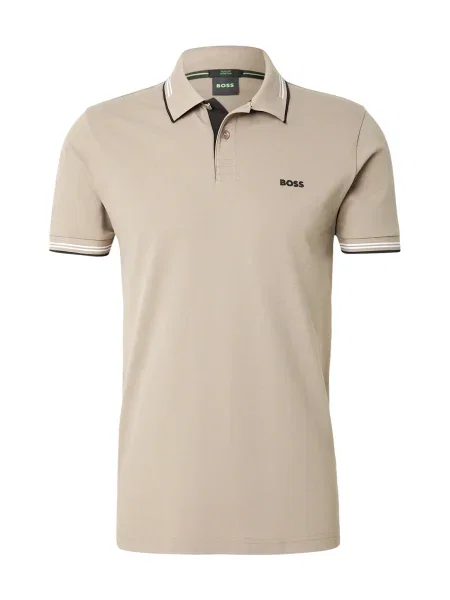 BOSS Tricou Paul deschis gri