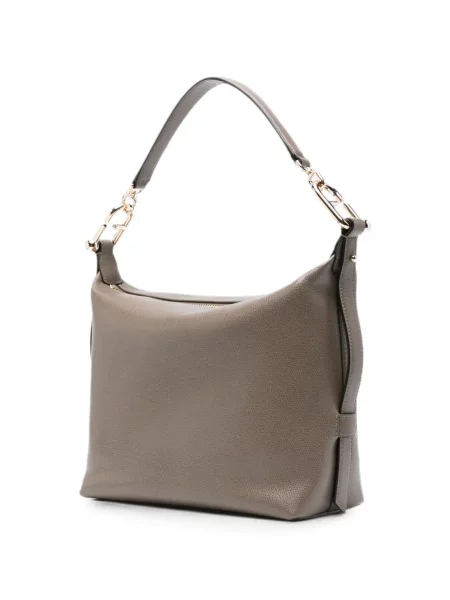 Colier Furla din piele gri