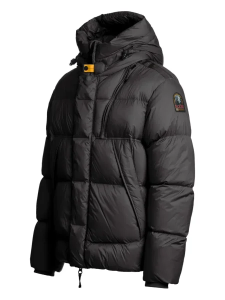 Geacă cu puf Parajumpers cu glugă negru