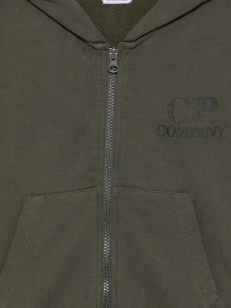 Bluza z kapturem dziecięca C.p. Company zielona