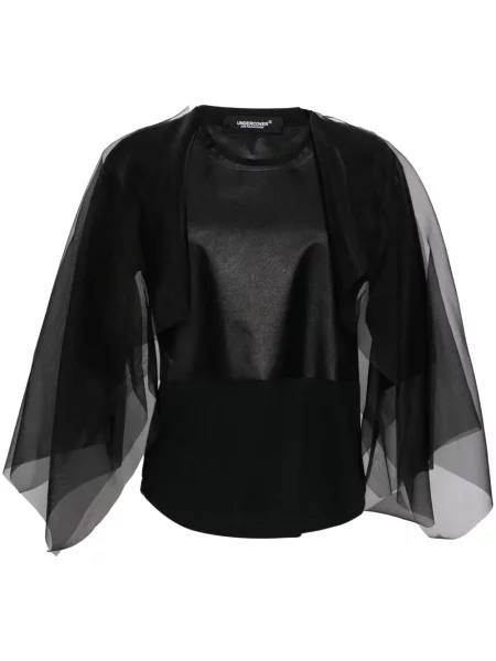 Tricou Undercover transparente negru