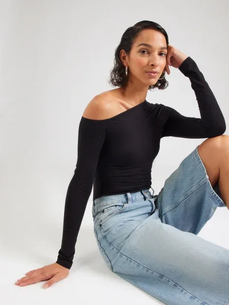 ABOUT YOU Tricou body negru