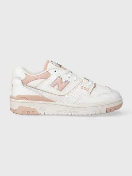 Кожени маратонки New Balance бяло
