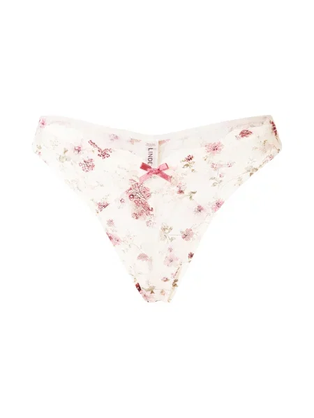 Lindex Tanga Valerie kaki / magenta / rosé alb