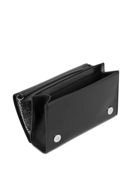 Geantă Love Moschino cu strasuri negru