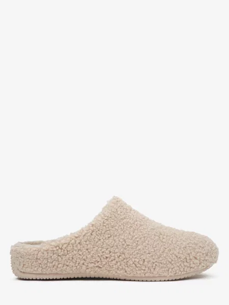 Капці Estro штучне хутро бежевий