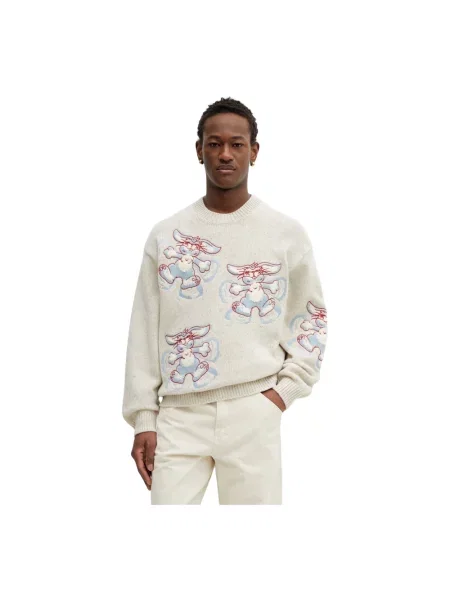 Sweter Kenzo wełniany beżowy