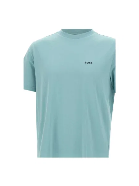 BOSS T-Shirt Tee Turkusowy niebieska
