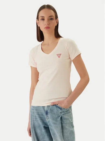 Guess Tricou portocaliu