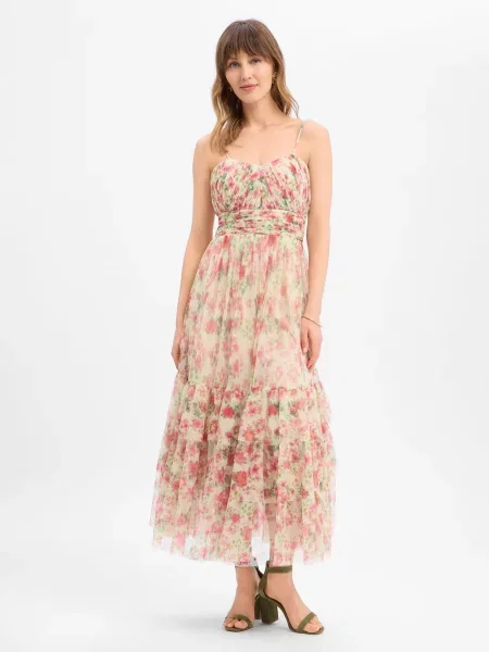 Marie Lund sukienka wieczorowa Kobiety 32 żółty