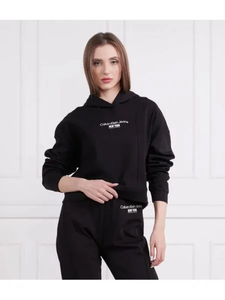CALVIN KLEIN JEANS Hanorac negru