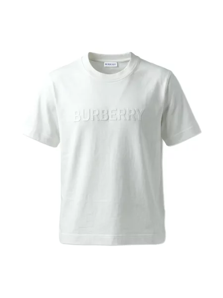 Koszulka Burberry z logo biała