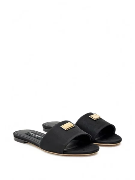 Sandale Dolce & Gabbana cu autograf negru