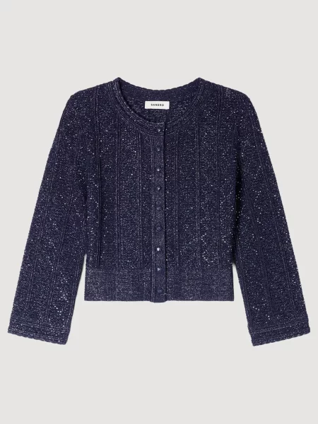 Кардиган Sandro синій