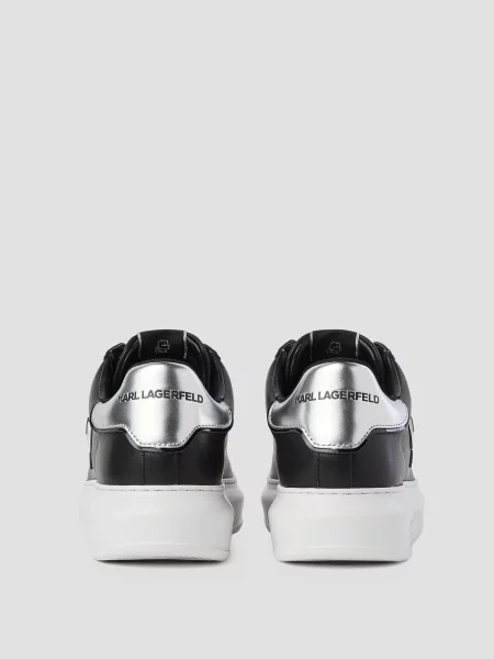 Кожаные повседневные кроссовки Karl Lagerfeld черные