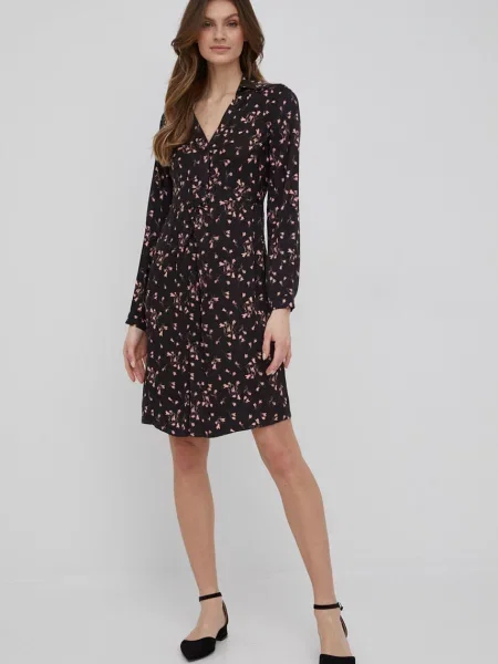Платье Sisley mini расклешённая чёрный