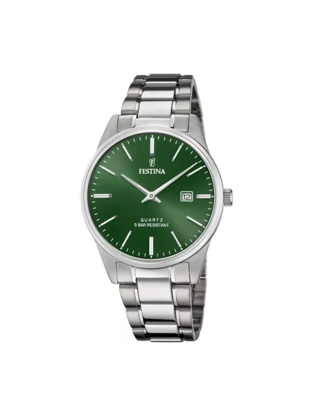 FESTINA Analogové hodinky Watch Acero Clasico' zelená