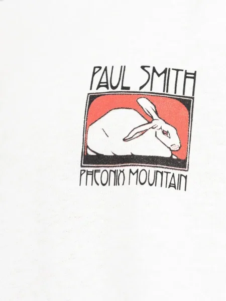 Tricou Ps Paul Smith cu imagine alb