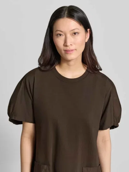 Sukienka tunikowa do kolan z bufiastymi rękawami model ONORE' Mm By Max Mara