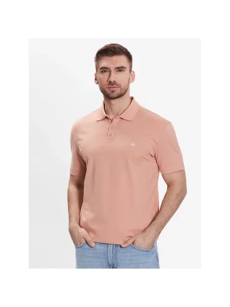Quiksilver Поло Essentials Regular Fit рожевий
