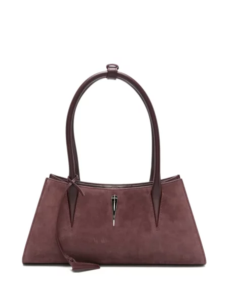 Geantă Mugler cu aplicații violet